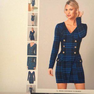 Elegant plaid dress